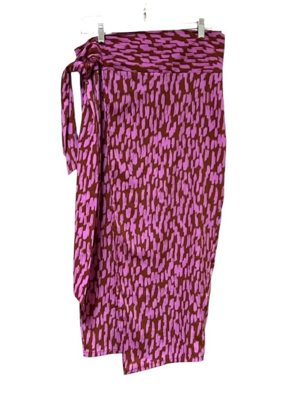 VICI Lightweight Wrap Skirt Purple Abstract Pattern Beachy  Size M